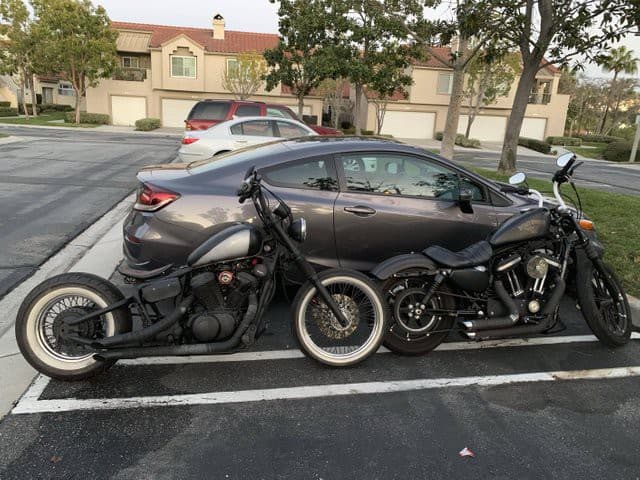 When you’re only given one parking spot — 2