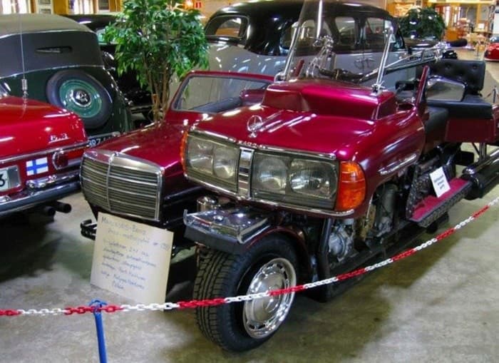 Мотоцикл, стилизованный под Mercedes-Benz — 2