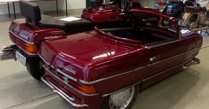 Мотоцикл, стилизованный под Mercedes-Benz — 4