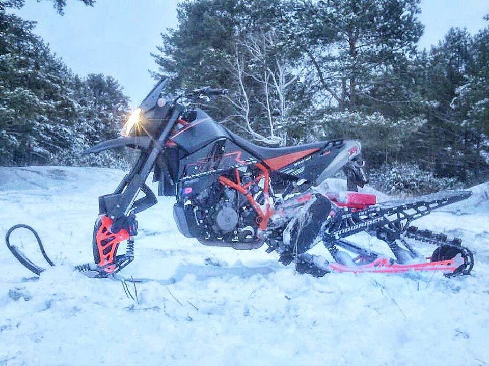 Снежный демон: сноубайк KTM против мототоксикоза — 2