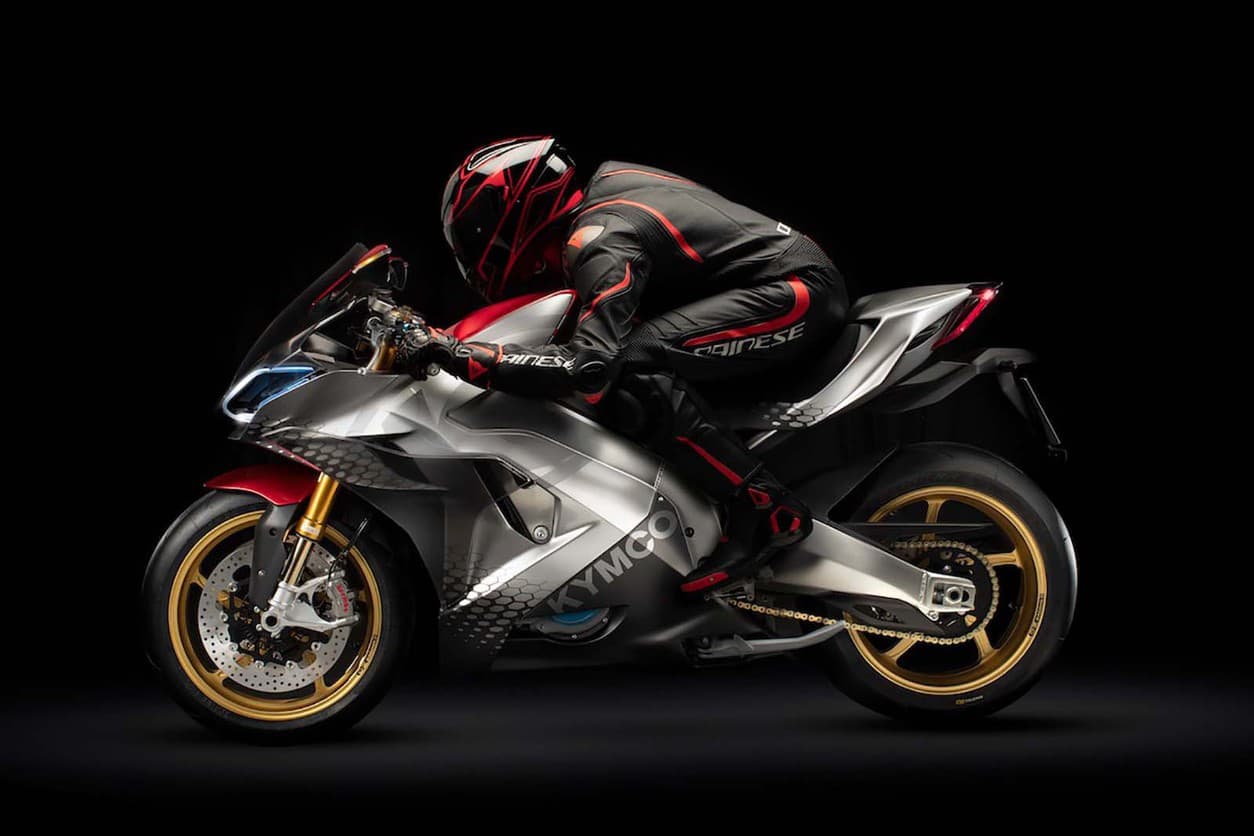 Тайваньский «электрик»: Kymco представила «зеленый» спортбайк SuperNEX — 3