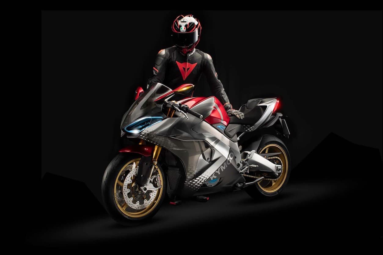 Тайваньский «электрик»: Kymco представила «зеленый» спортбайк SuperNEX — 2